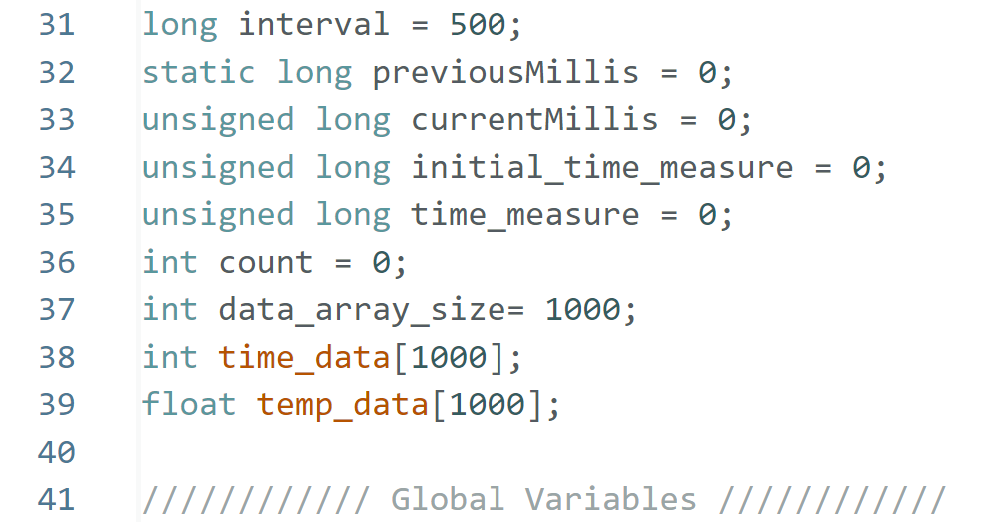 Global Variables