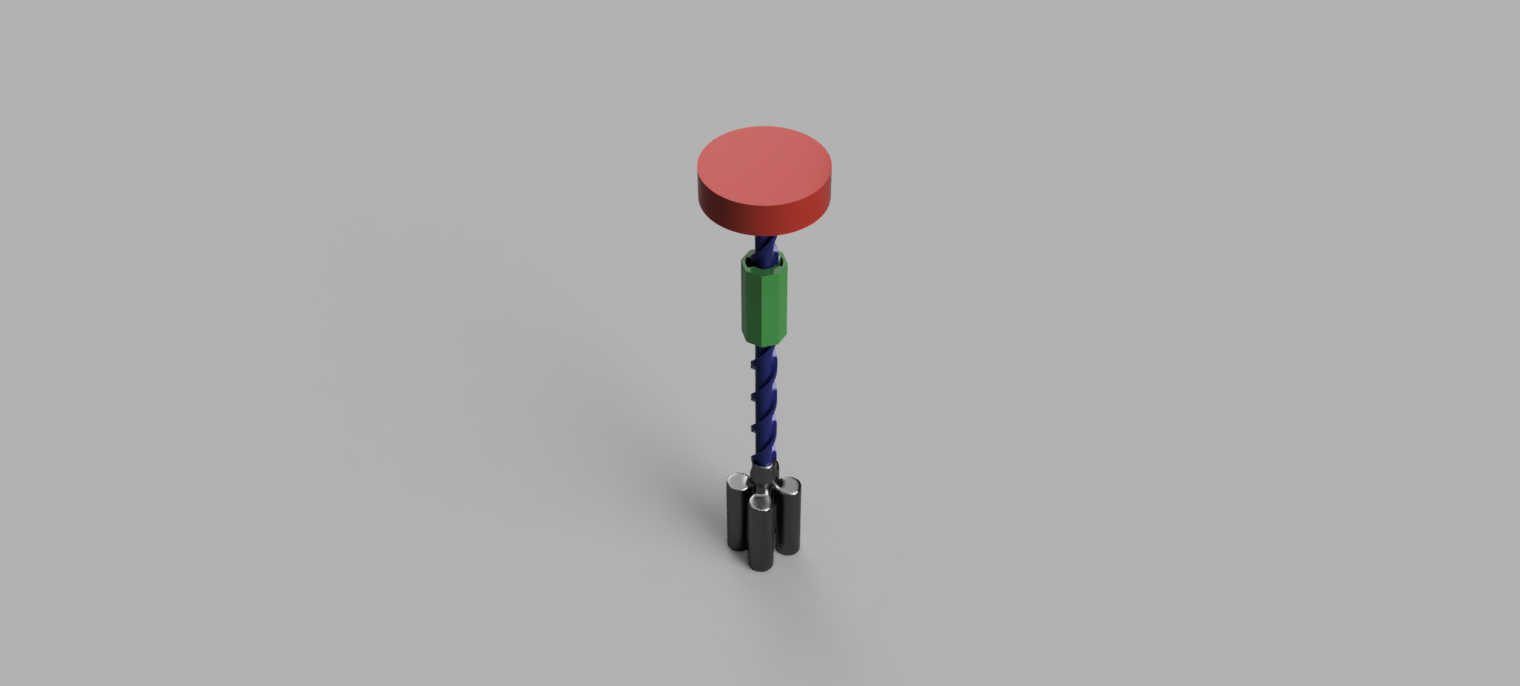 Paint Brush Spinner Render